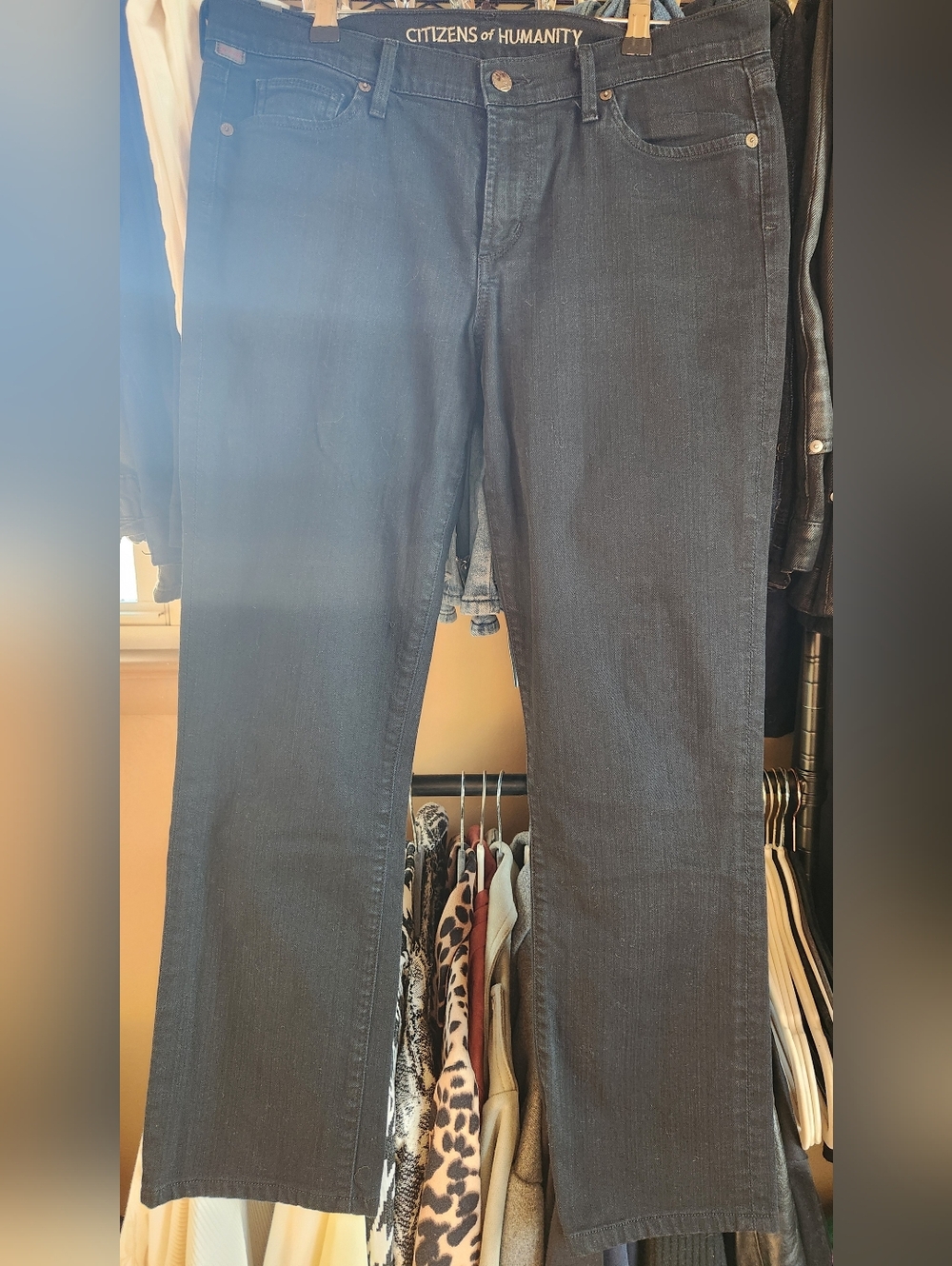 Citizens Of Humanity Women's Straight-Leg Jeans — Charcoal